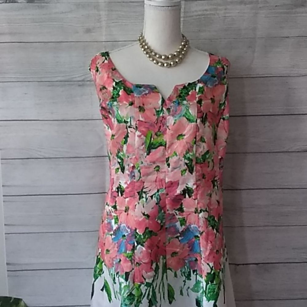 Dress multicolor floral printed dress size 20 Host pick October.